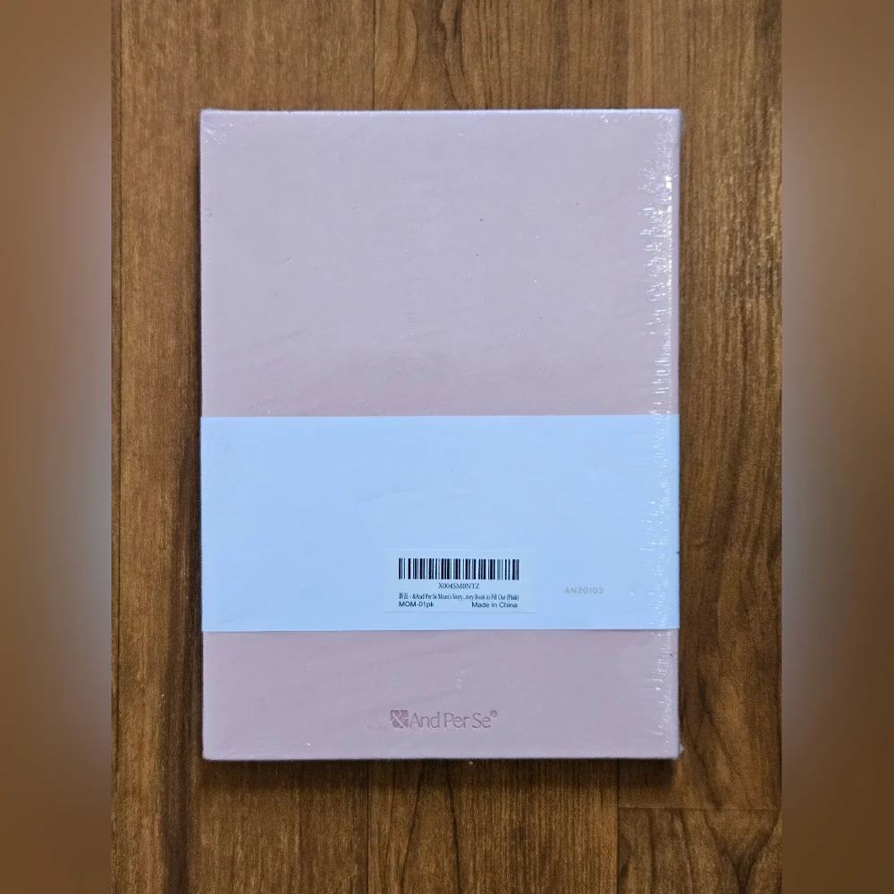 Pink Floral Mom's Life Story Journal